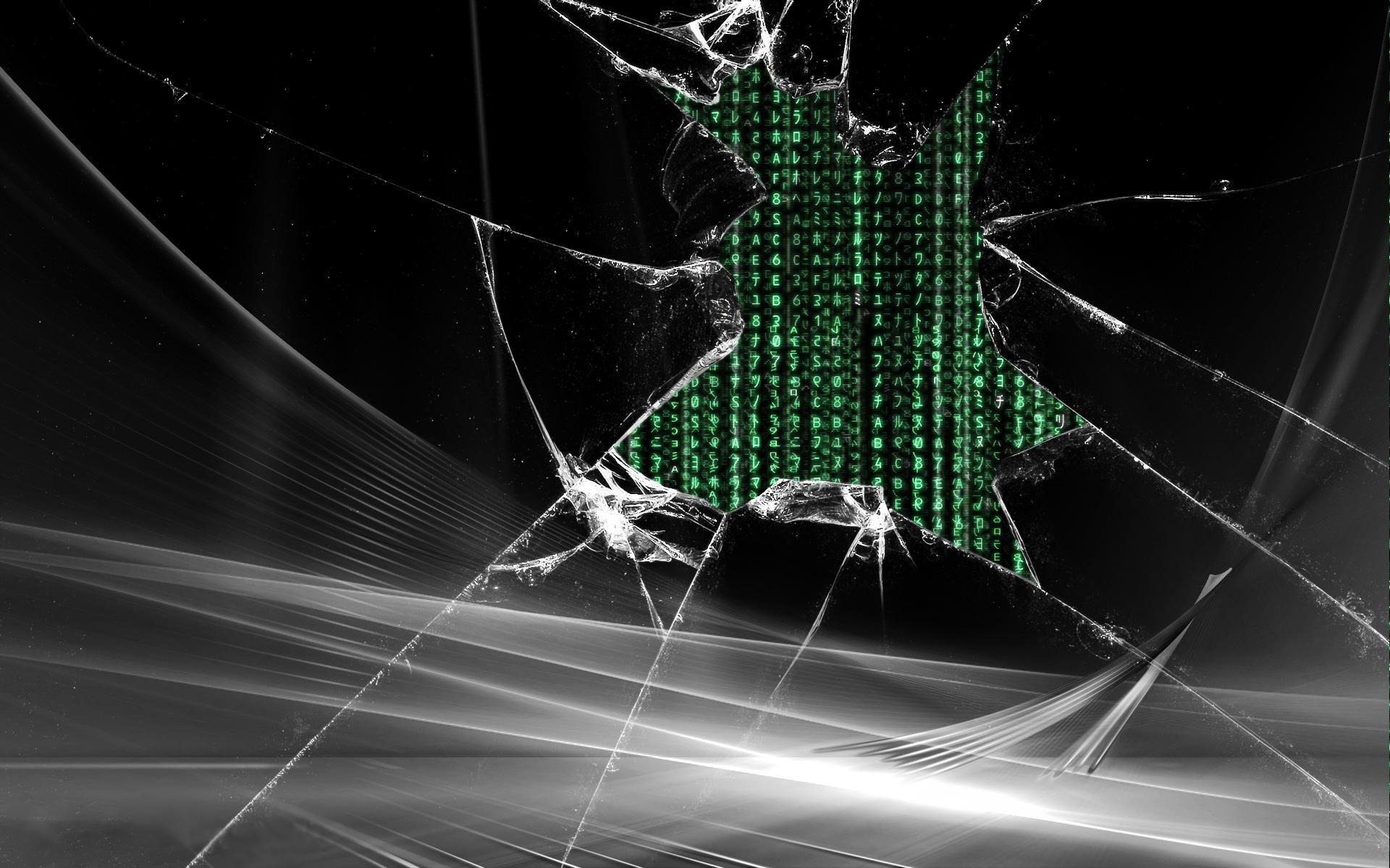 Cracked Screen HD Wallpaper Background