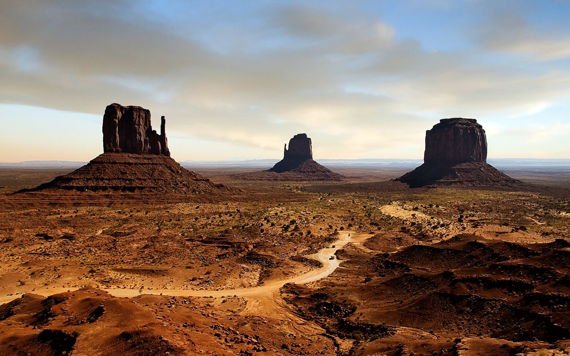 Arizona Desert Sunset Mountains WallpaperCowcom 1920x1200