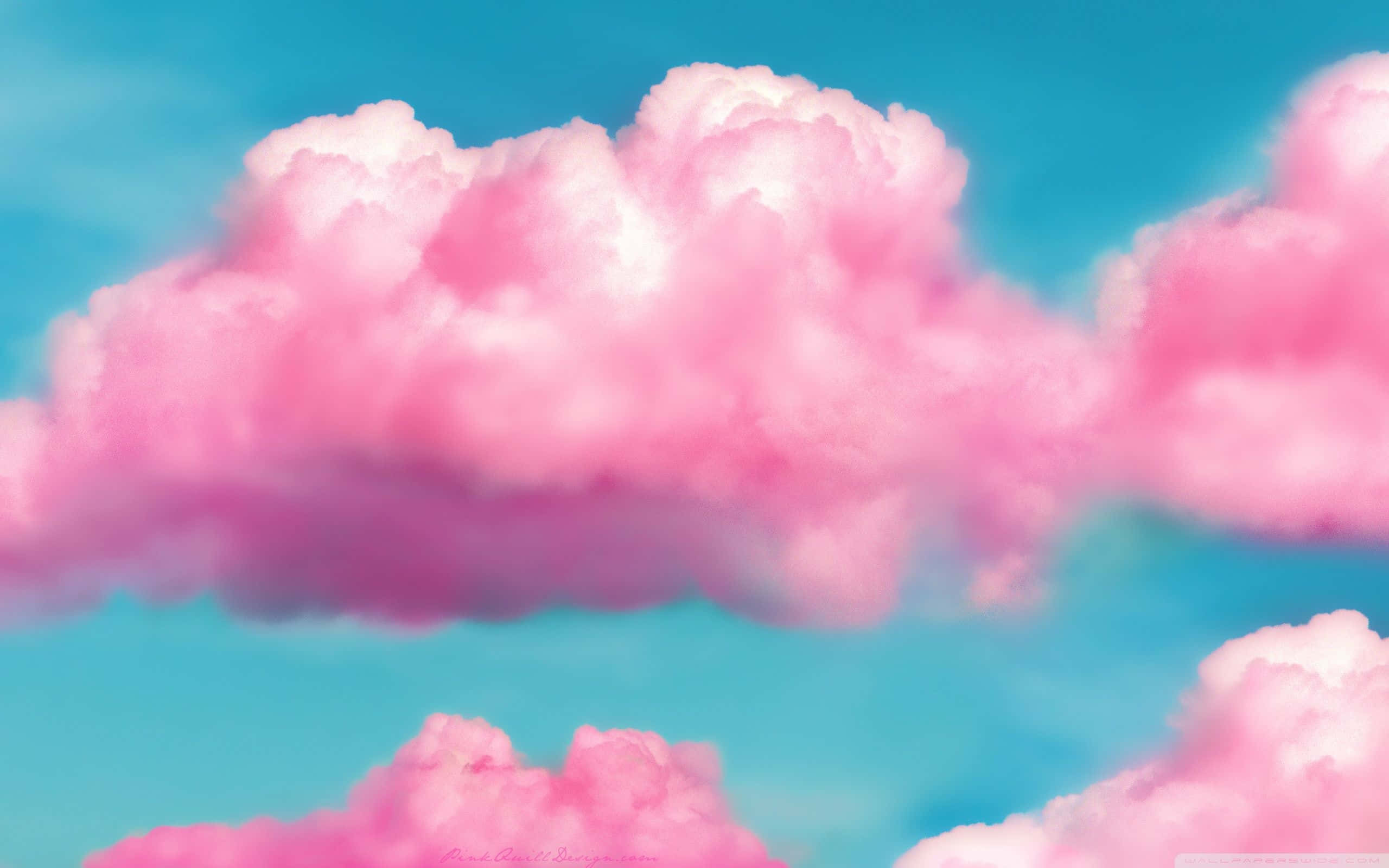 Pink Cotton Candy Wallpaper