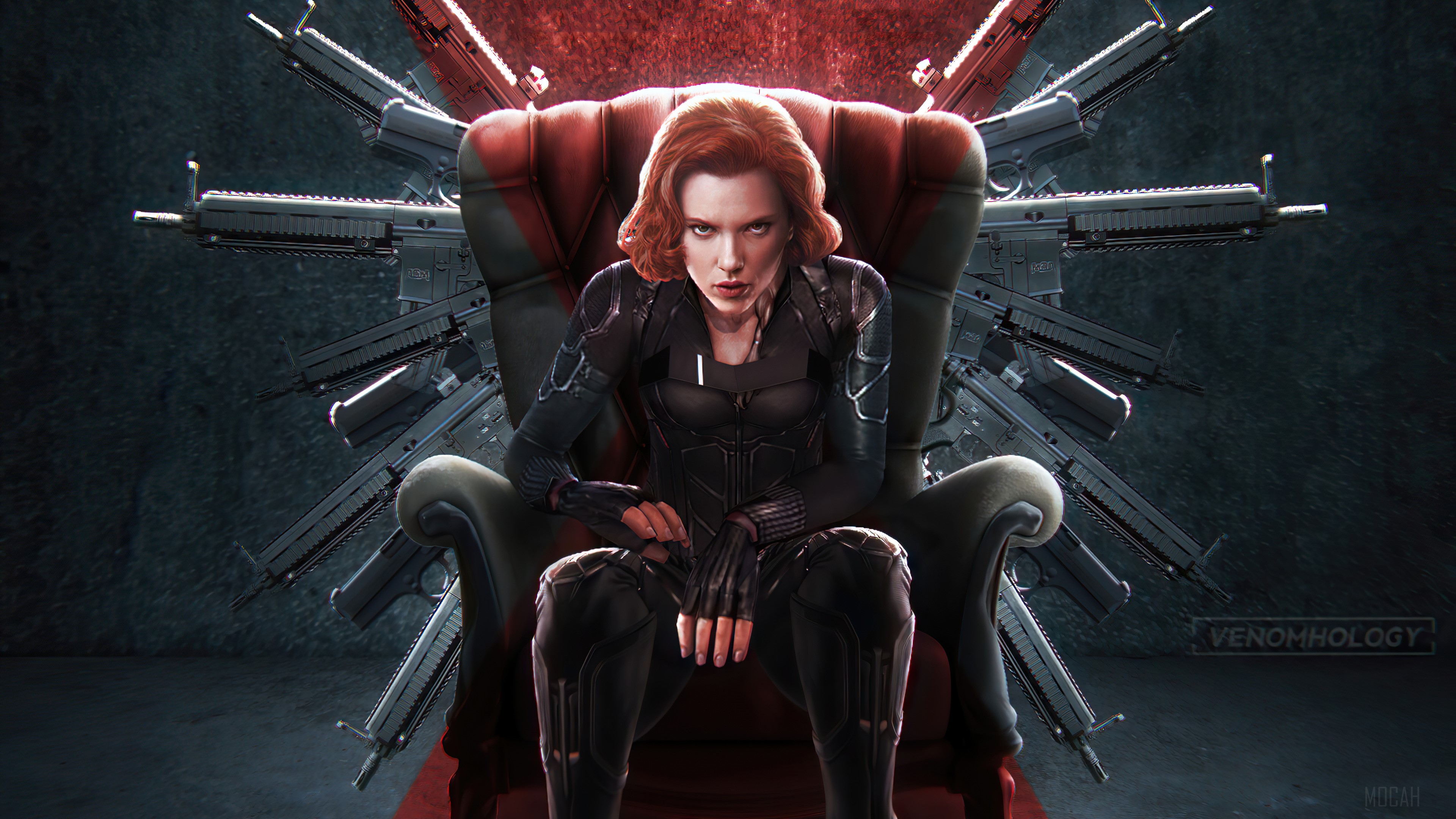 Black Widow Movie Natasha Romanoff Gun