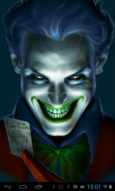 Free download Joker Live Wallpaper app download for Android [480x800