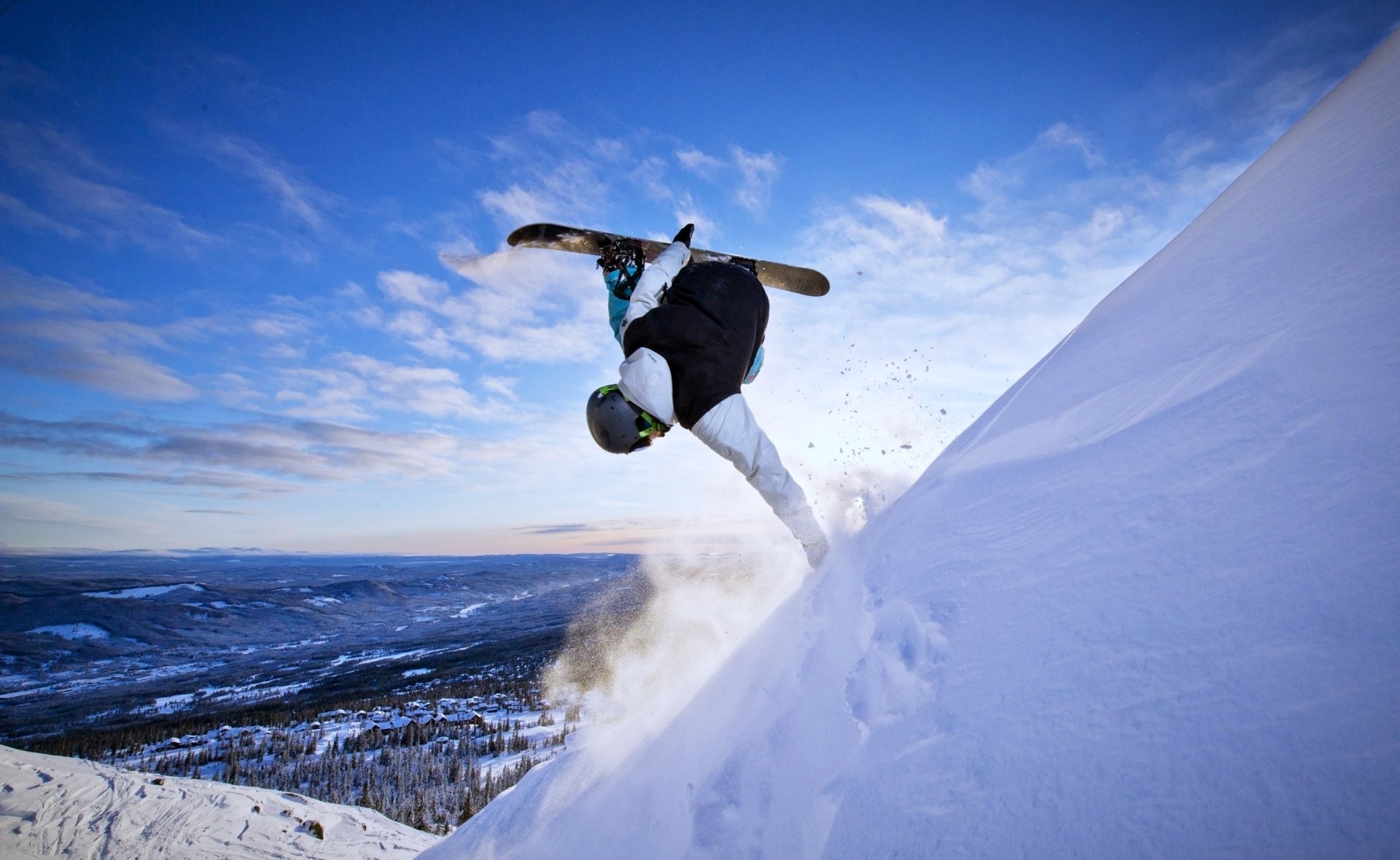 Desktop HD Snowboarding Wallpaper