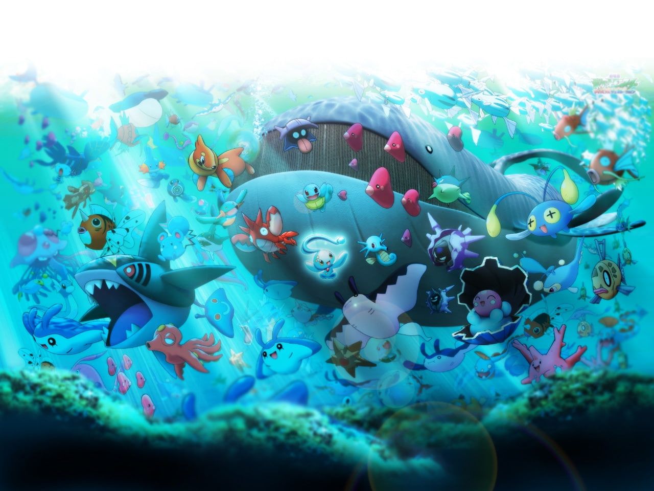 Pokemon Underwater Anime HD Art Cool