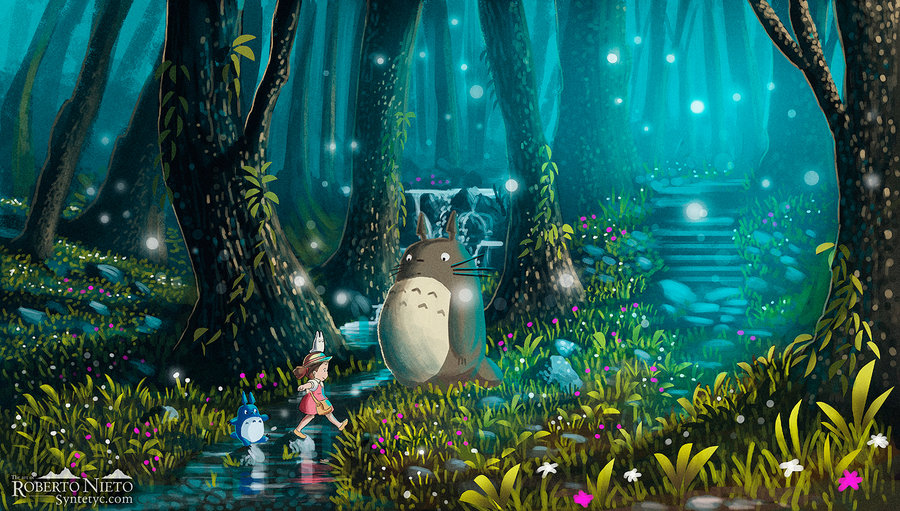 Awesome collection of My Neighbor Totoro fan art and artwork   Fanart