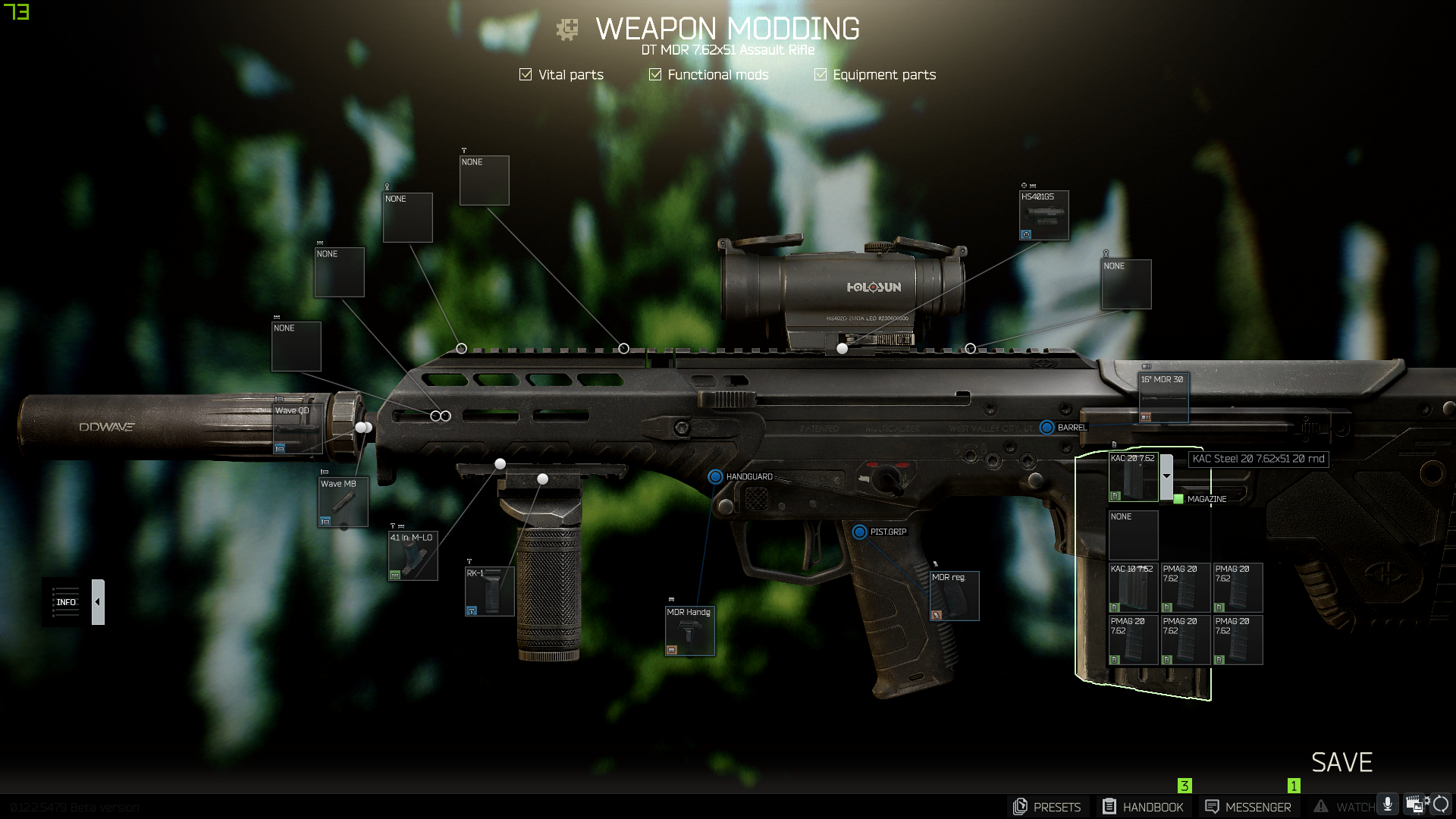 Rsass Mdr Is Compatible With Sr25 Magazine Escapefromtarkov