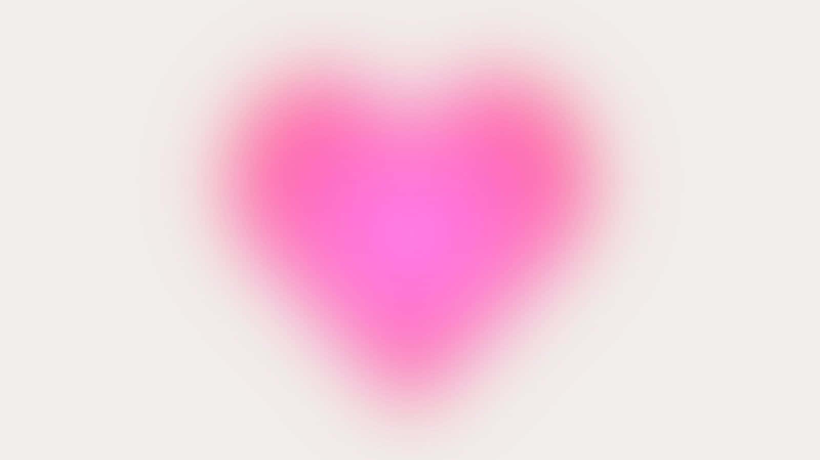 🔥 Free Download Pink Blurry Heart Cyber y2k Aesthetic Wallpaper by ...