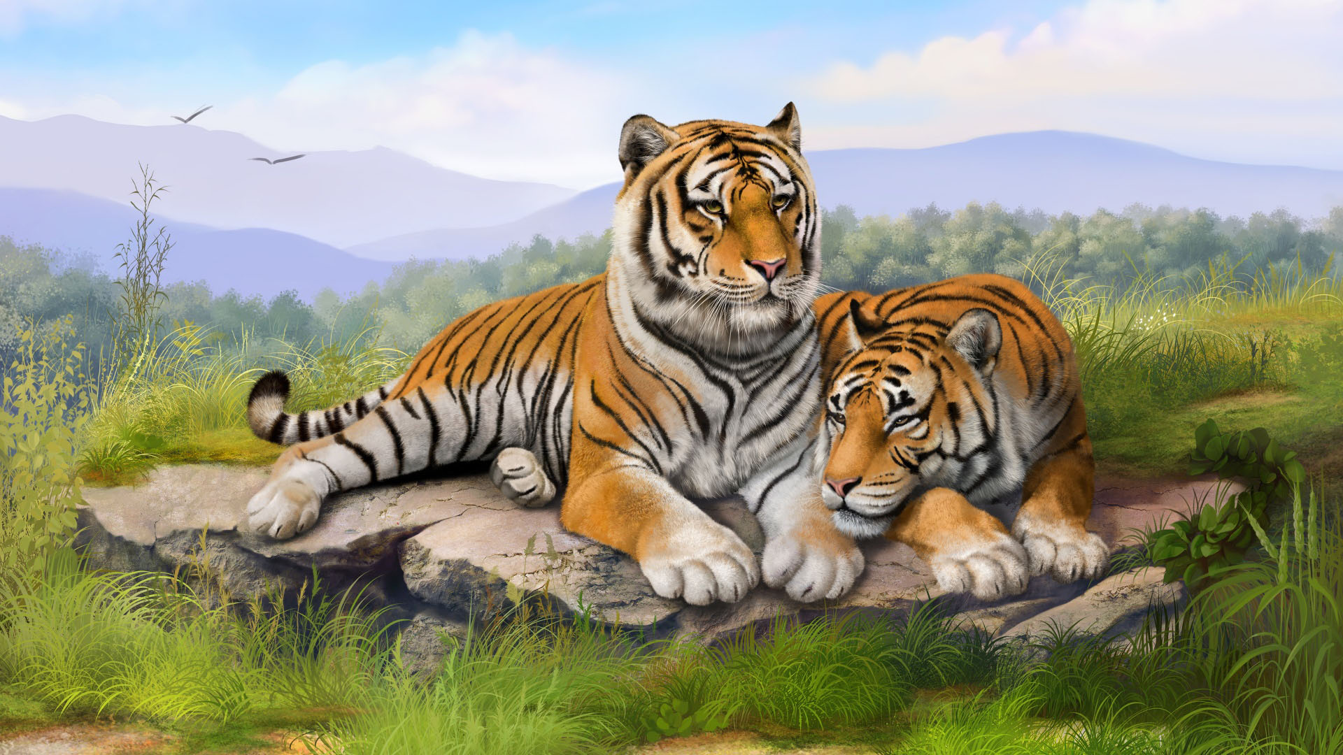 Similar Desktop Tiger Wallpaper