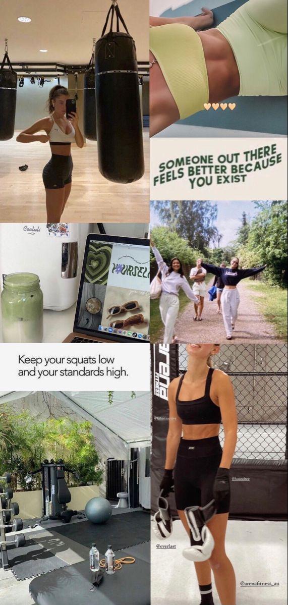 Wallpaper Collage Healthy Lifestyle Motivation