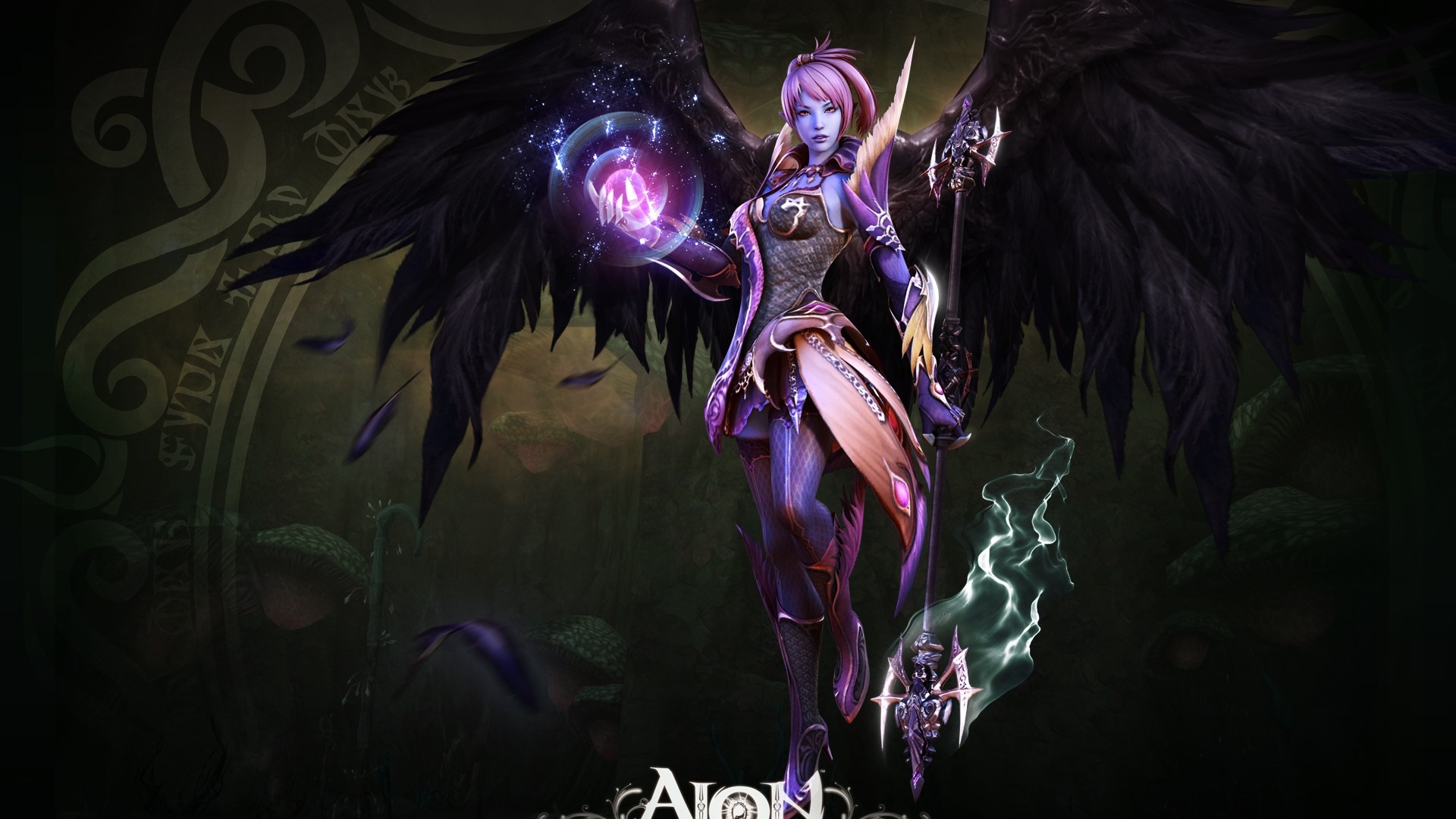 Wallpaper Aion The Tower Of Eternity Girl Staff