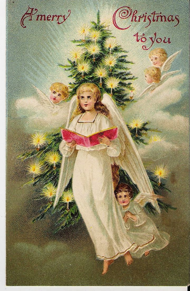 Merry Christmas Angel HD Wallpaper