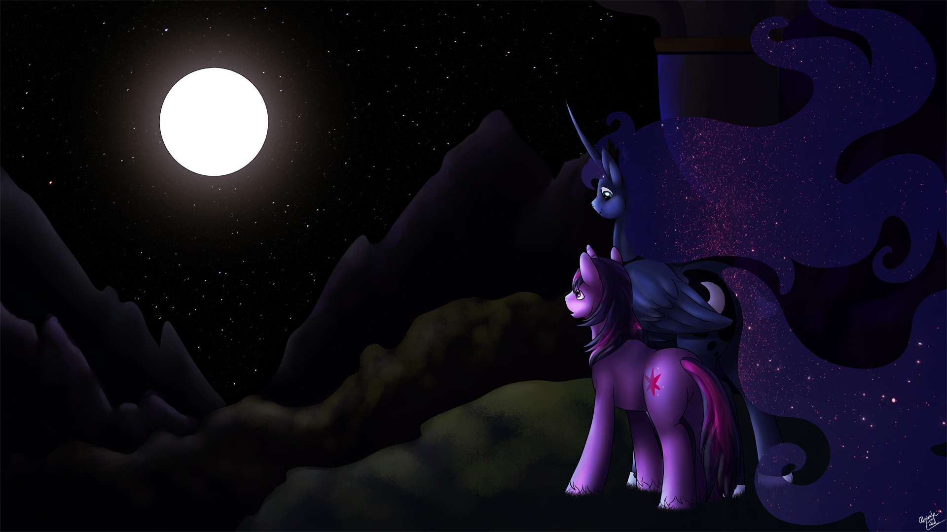 Twilight Sparkle Prinses Luna My Little Pony Vriendschap Is Magie