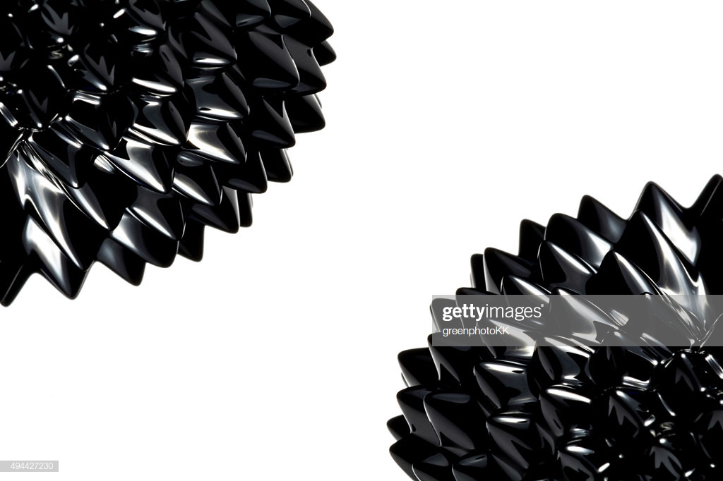 Ferrofluid White Background Stock Photo Getty Image