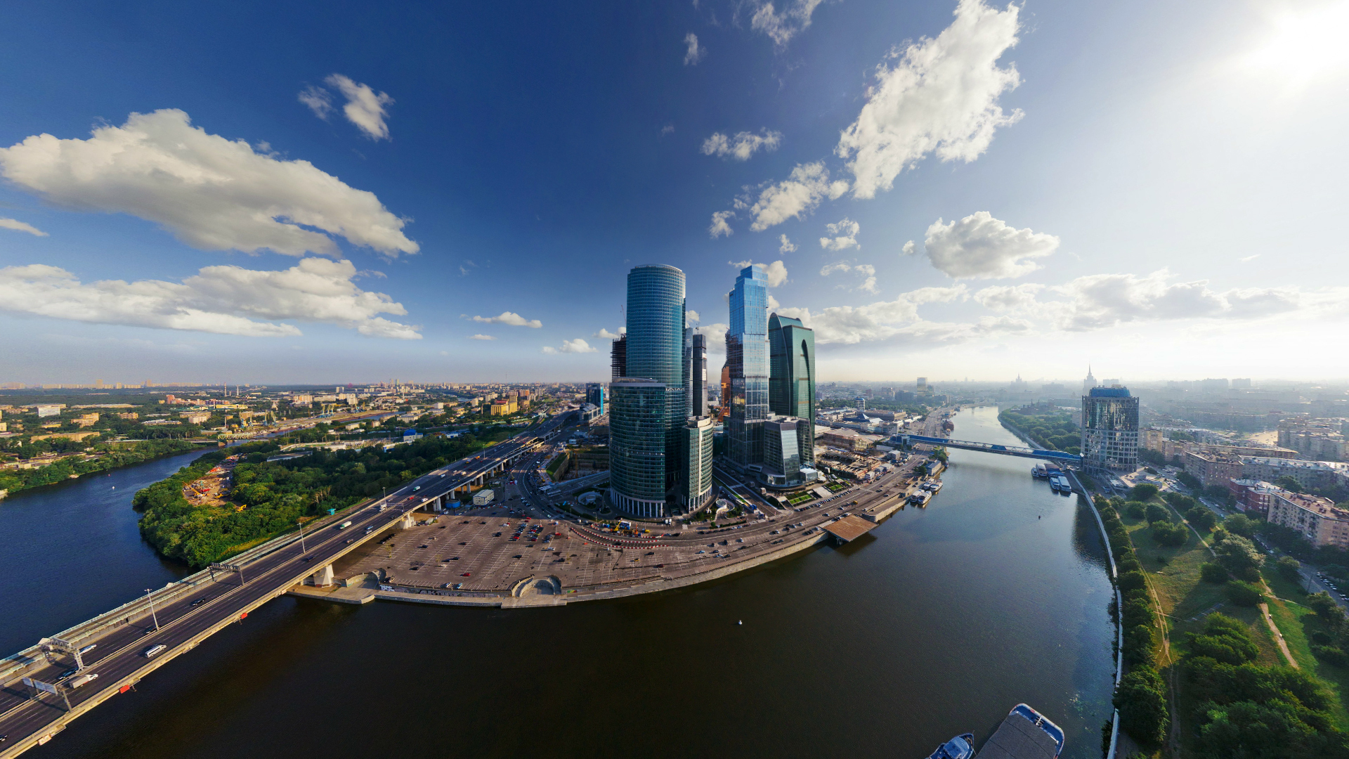  bridge Moscow Russia Moscow International Business Center