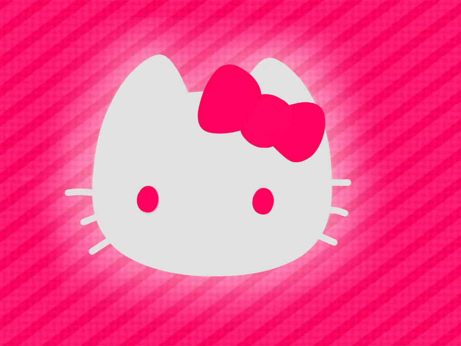 Hello Kitty Wallpaper Pink By Vectorfrosting