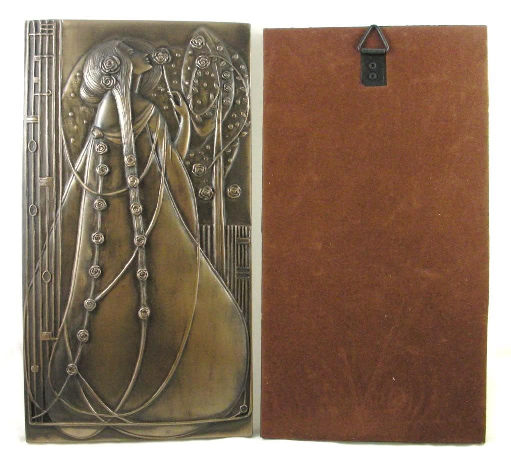  Rennie Mackintosh WALL PLAQUES Art Nouveau BRONZED Deco NEW 01022