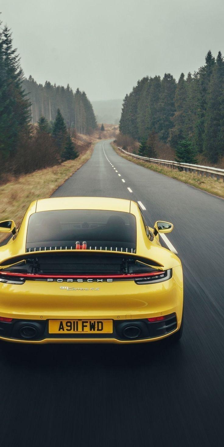 Yellow Porsche Wallpaper Mobil Kenya Instagram
