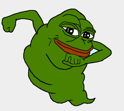 Rare Pepe Meme Frog for Pinterest 500x446