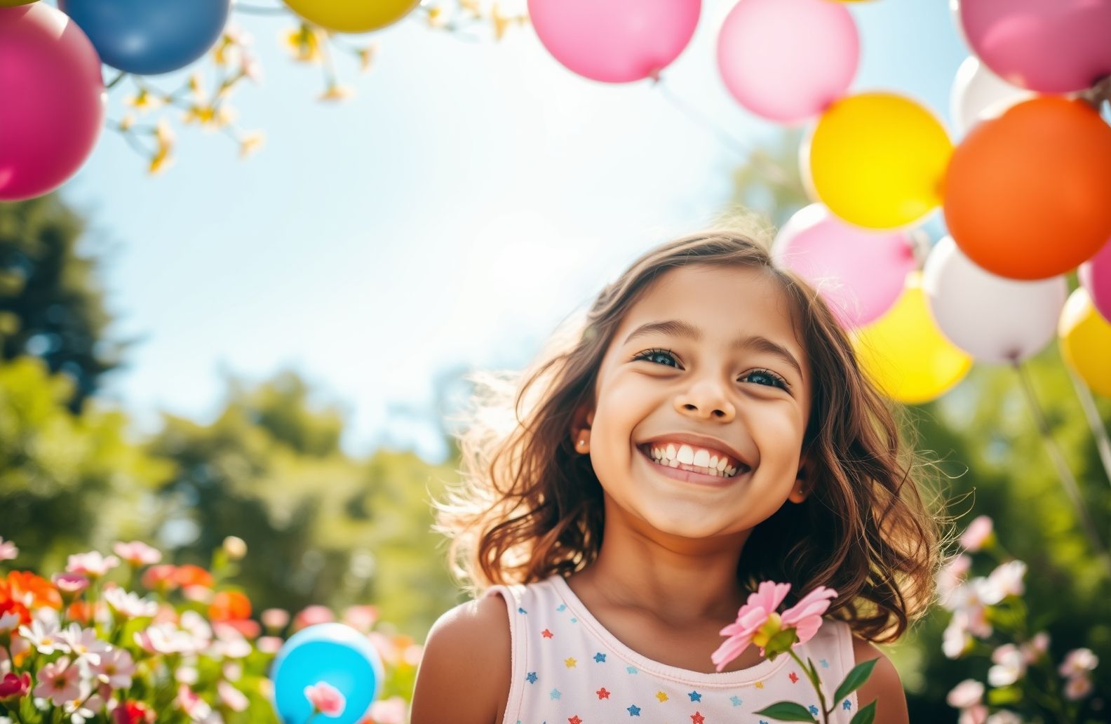 Happy Girl Wallpaper