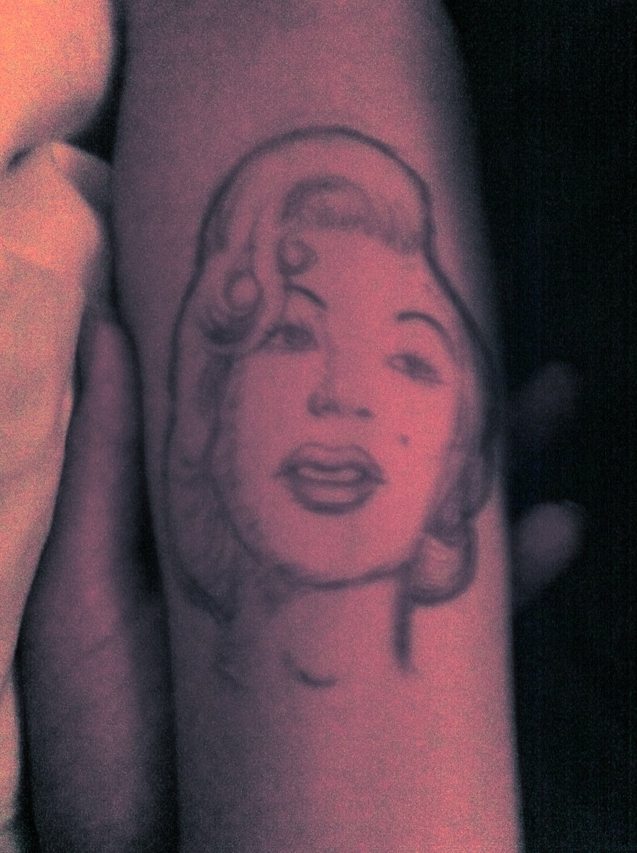 Pen Tattoo Marilyn Monroe By Skybabysky