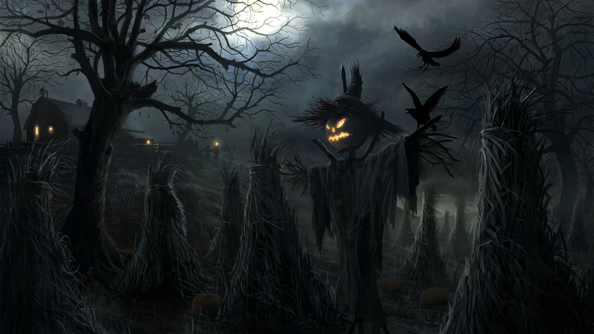 Halloween Scarecrow Wallpaper