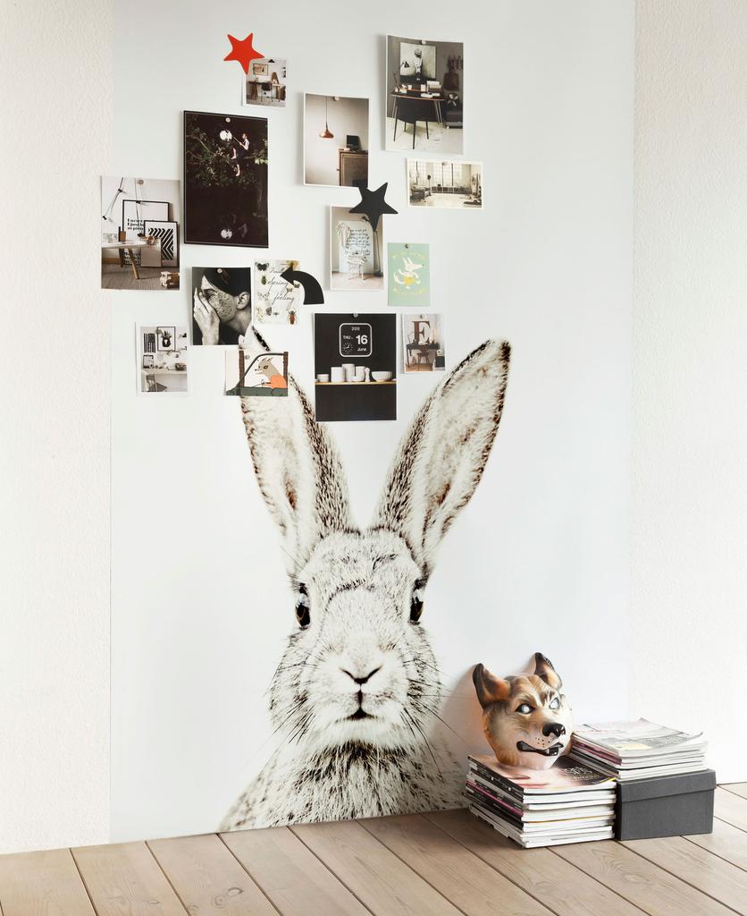 Magic Wallpaper Animal Bunny Decal Wall Home Decor Groovy Mags