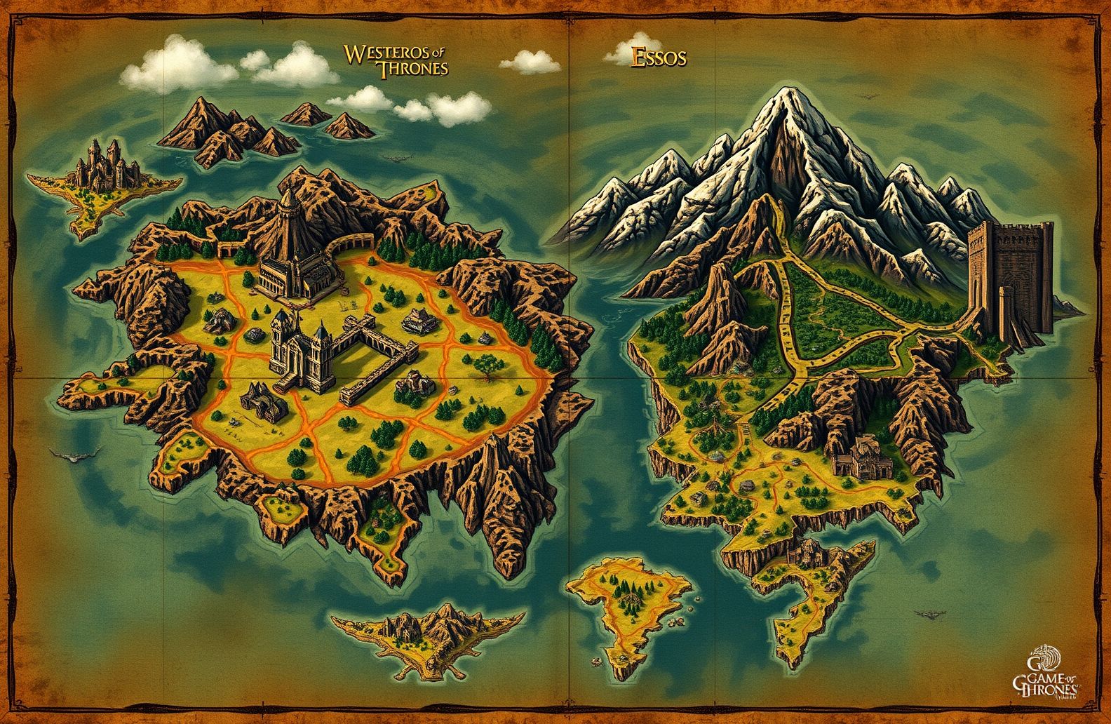 Game Of Thrones Map Wallpaper