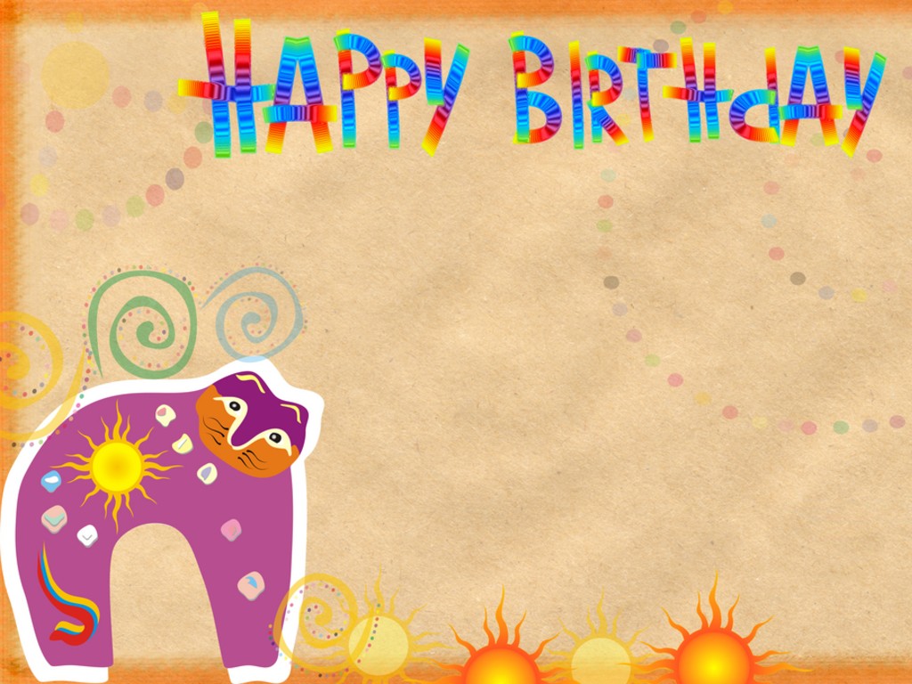 BirtHDay Background For Powerpoint Holiday Ppt