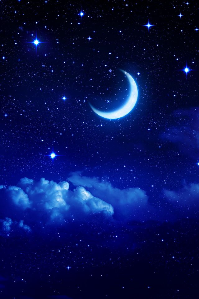 Blue Moon X Wallpaper Nature Night