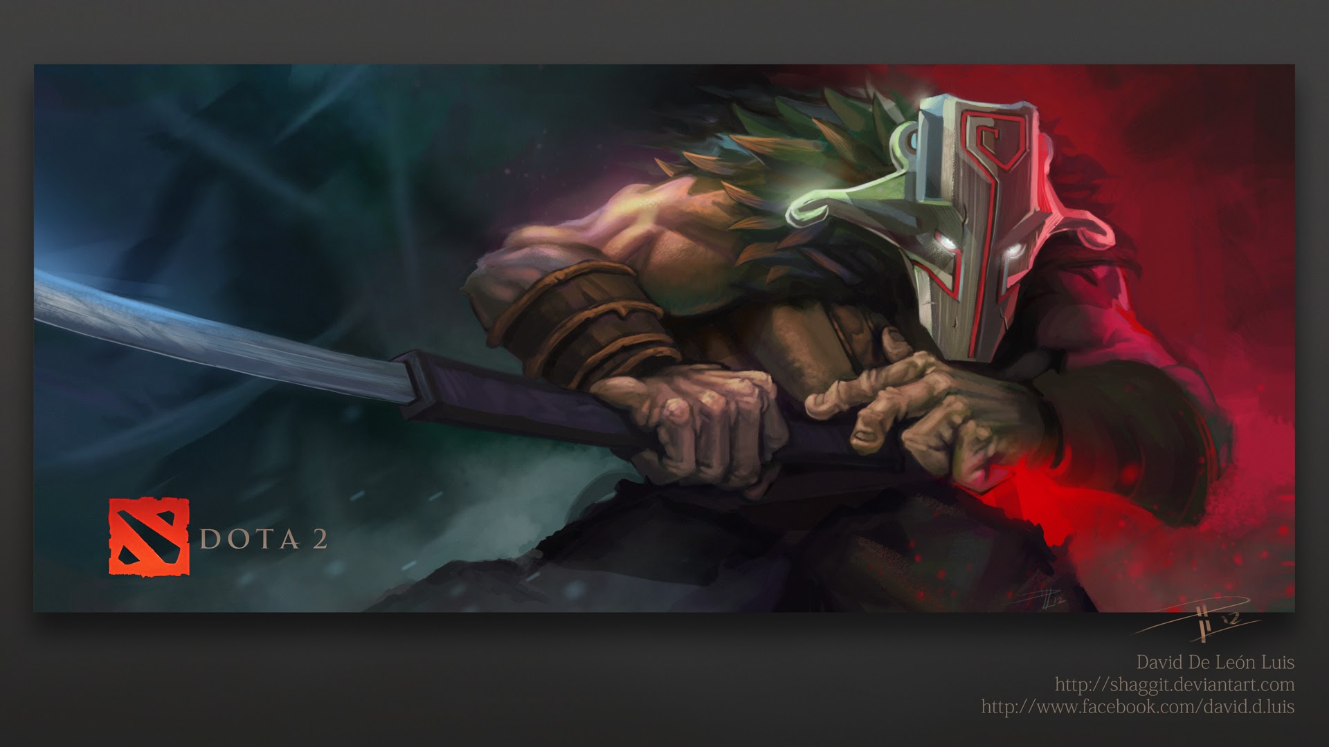 Yurnero Juggernaut Mask Sword Dota HD Wallpaper G0