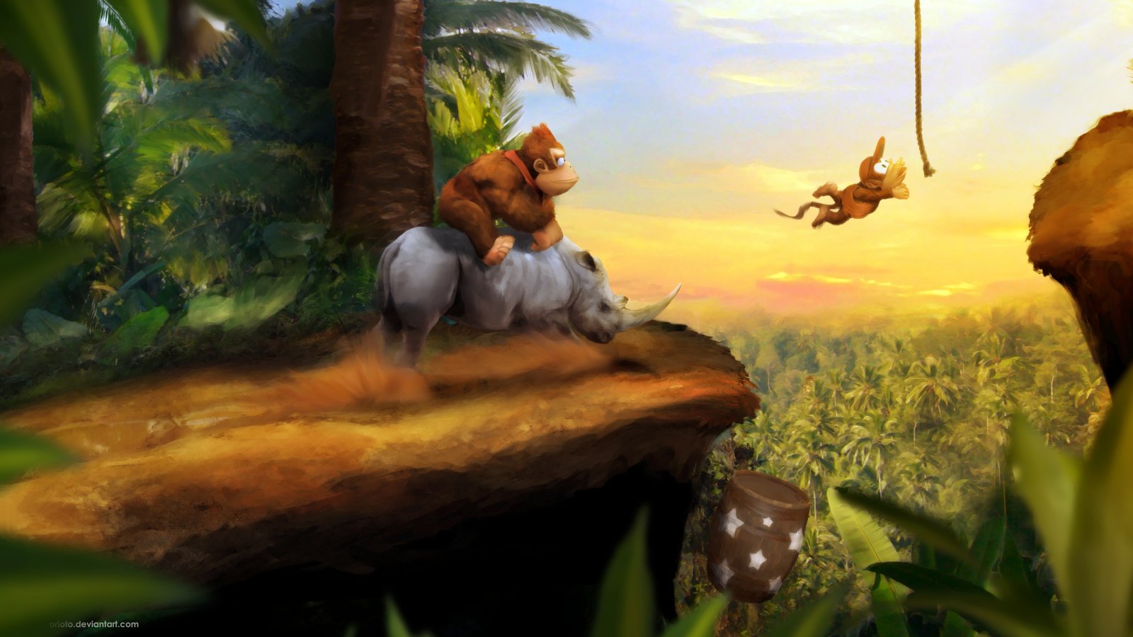 Donkey Kong Country Returns Wii Wallpaper