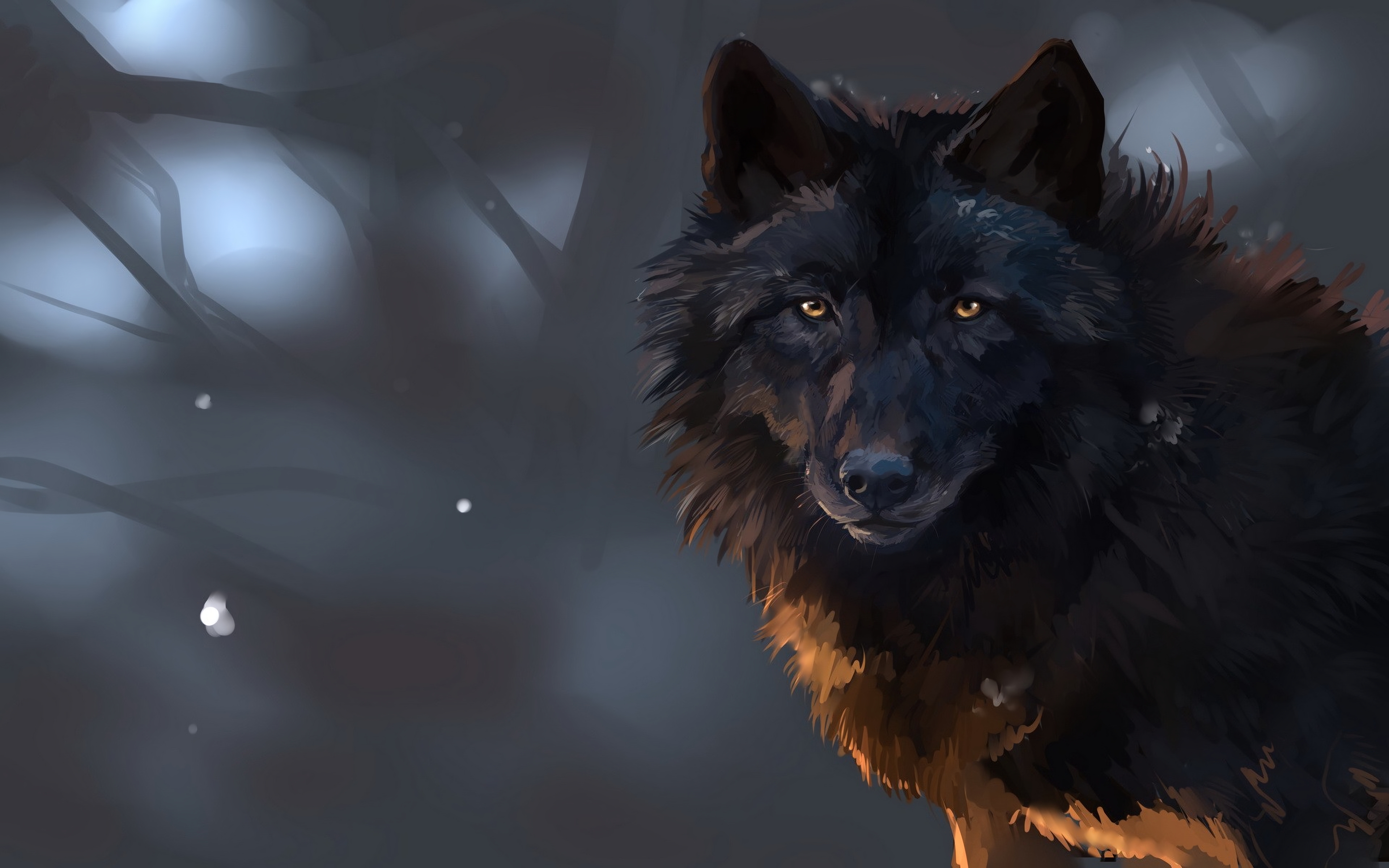 Wolf Art 4k Wallpaper HD Artist Image