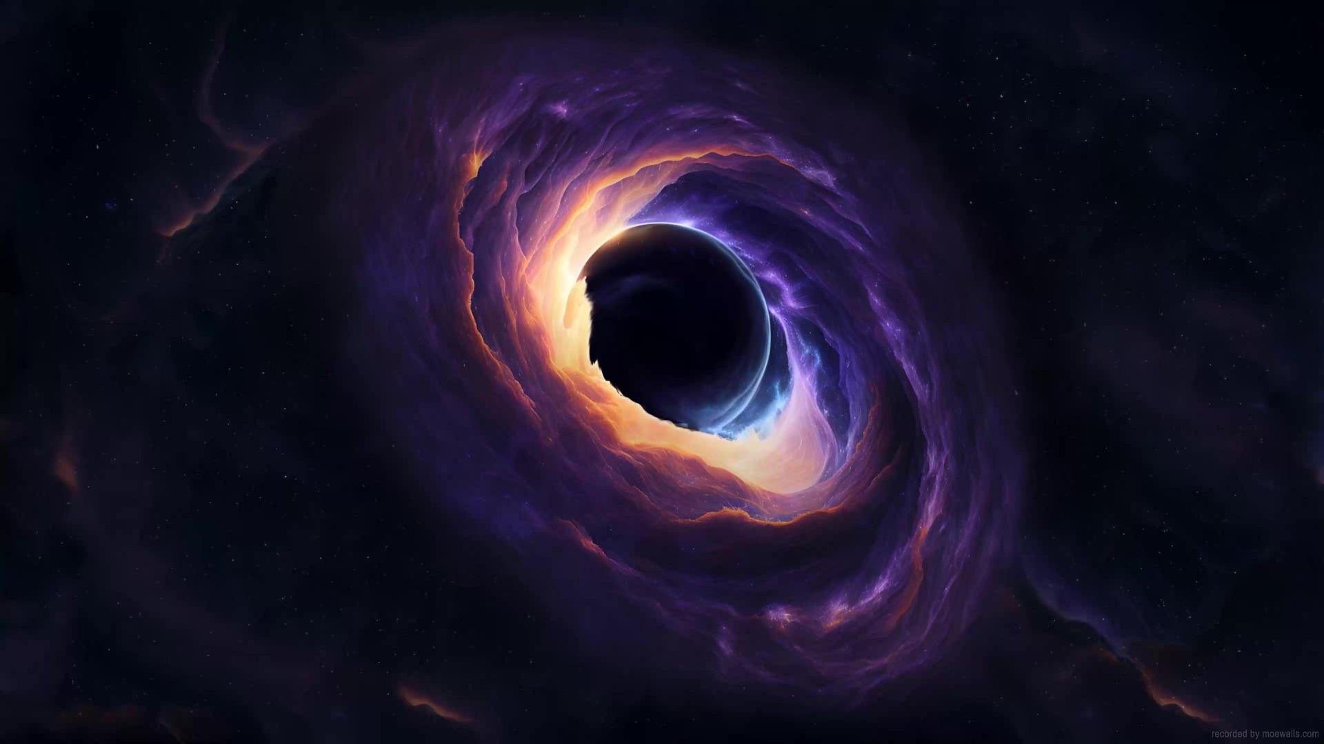 Black Hole Live Wallpaper Animated