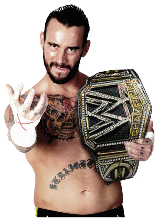 Cm Punk Wwe Champion Vector By Nibble T