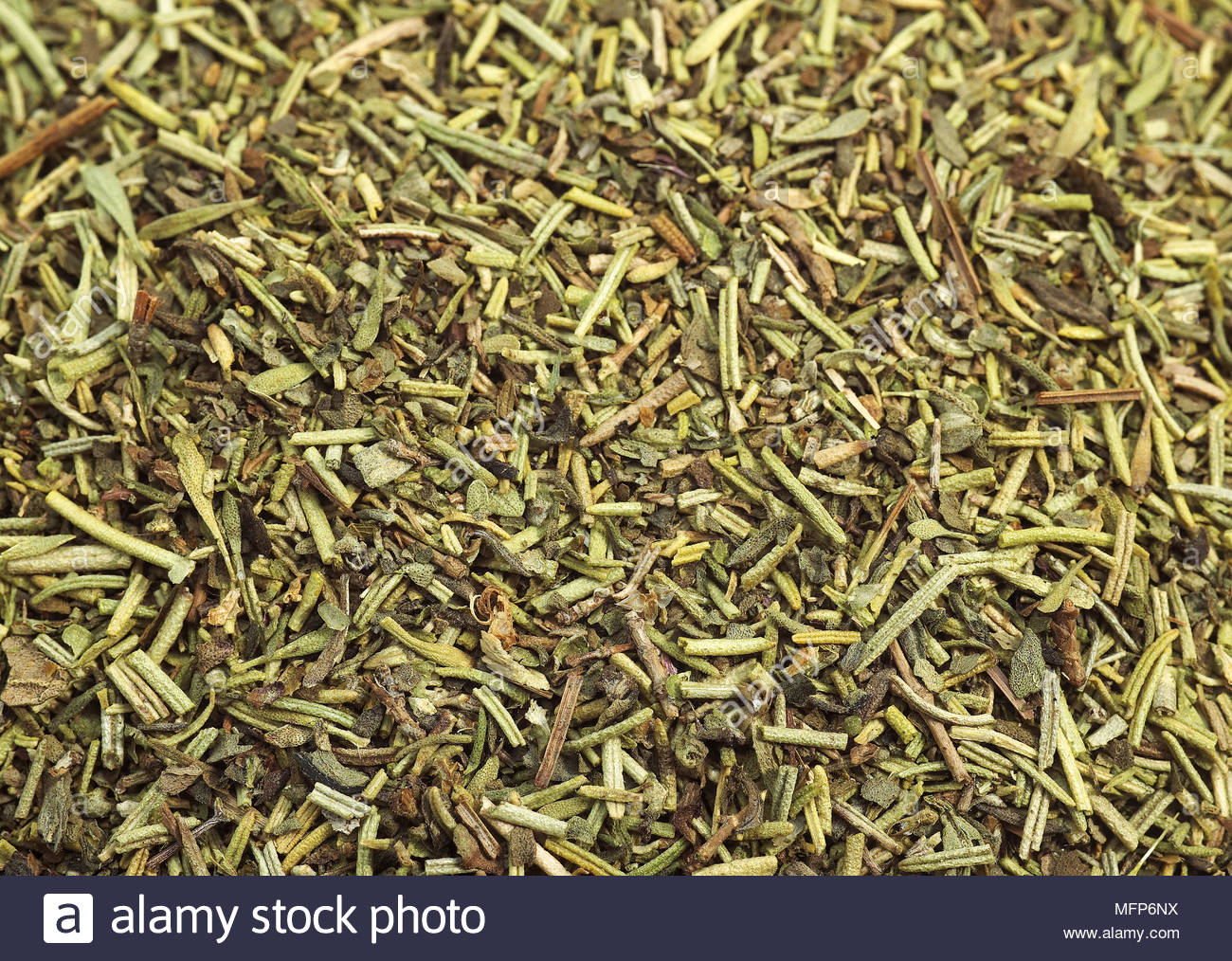 Herbes De Provence Or Provencal Hers Against White Background