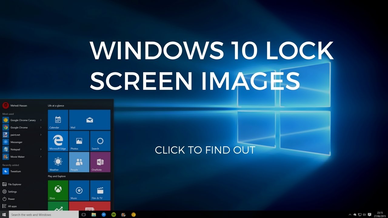 Free download Windows 10 Lock Screen Images Location Set Lock Screen
