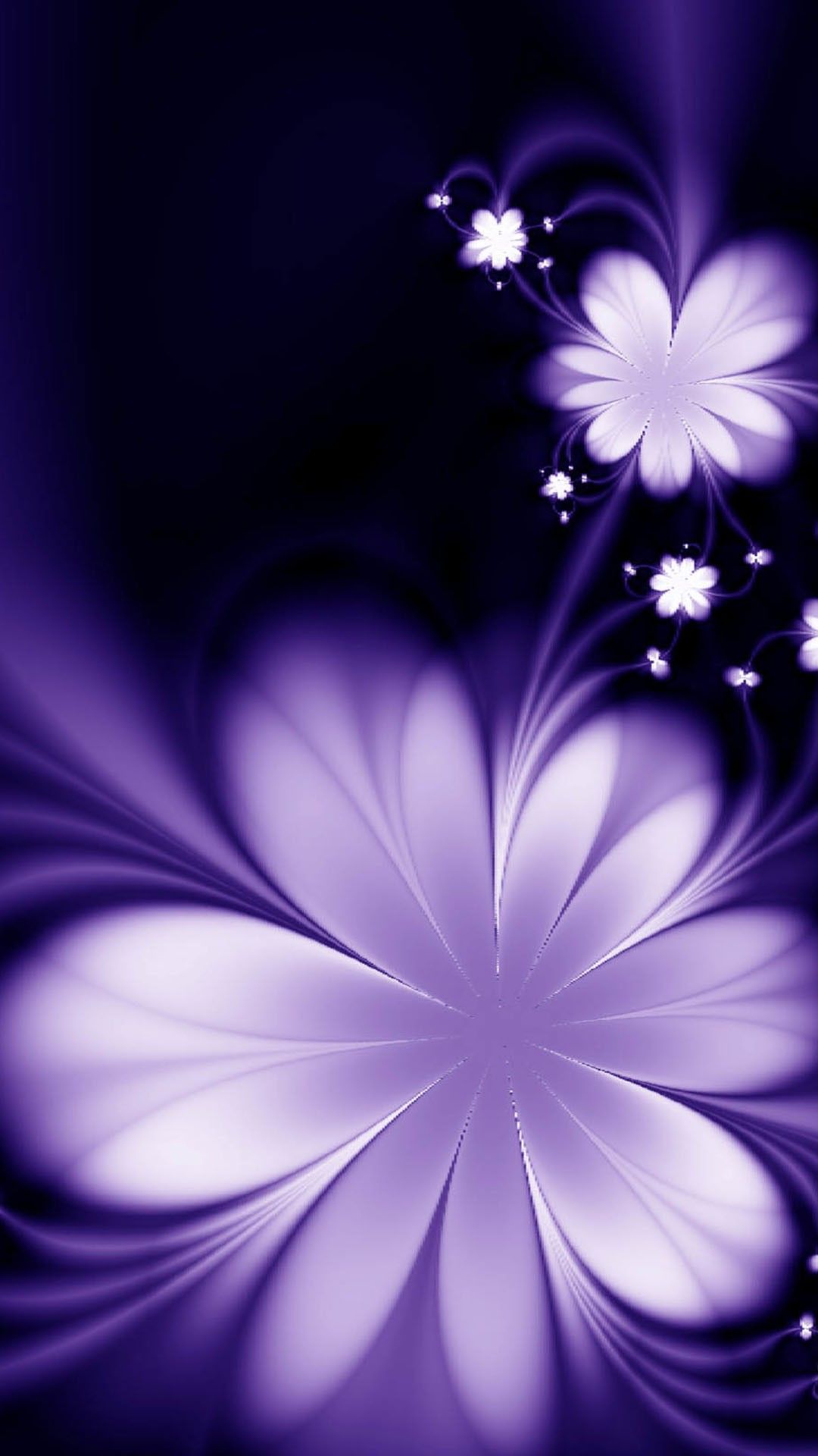 Artistic Beautiful Flower Patterns HD 1080p Mobile Background