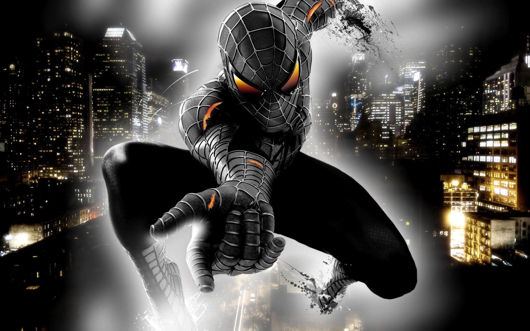 Black Spider Man Wallpaper