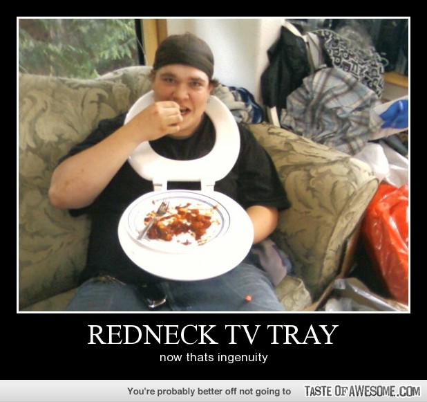 Funny Redneck Tv Tray