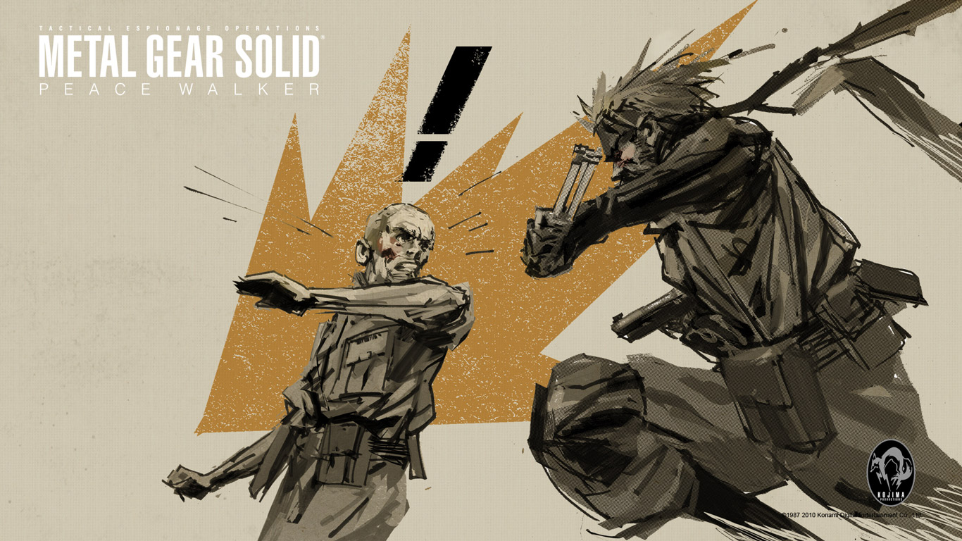 Free Metal Gear Solid Peace Walker Wallpaper in 1366x768