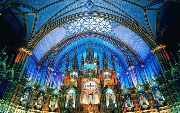Notre Dame Basilica Montreal Canada Click To