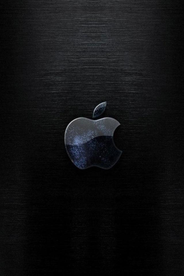 Apple dark wallpaper iPhone4 download 640x960