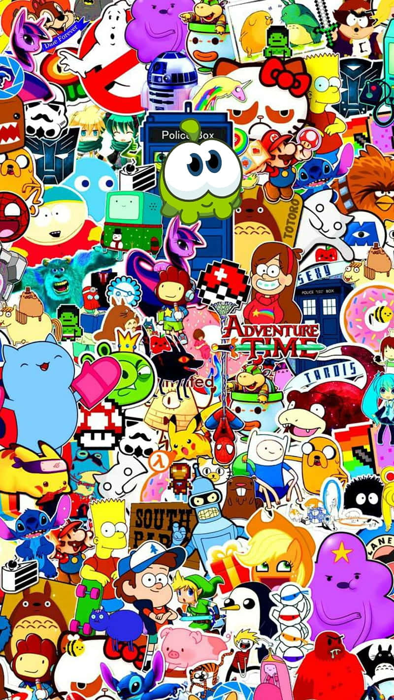 Cartoon Collage Wallpaper