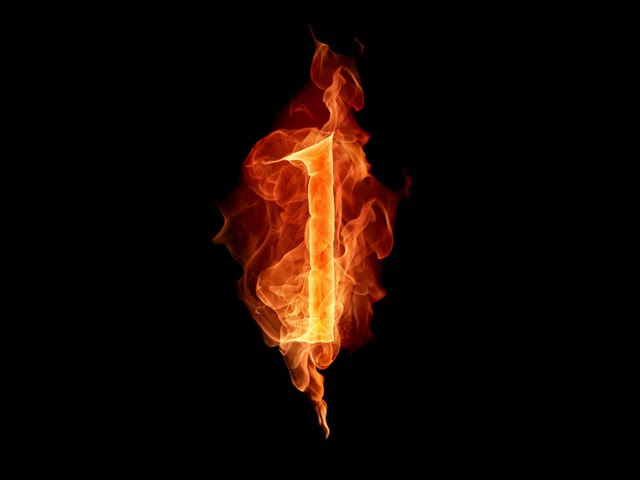  Number 1   Fire Effect Fire Numbers 0 9 Pictures Wallpapers