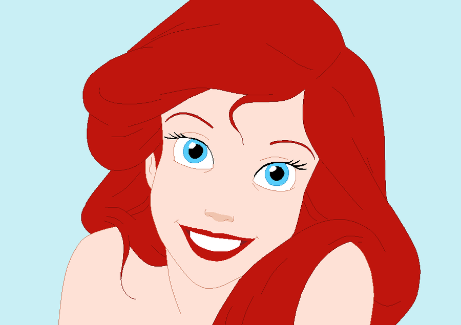 Smiling Ariel Base By Raygirlbases