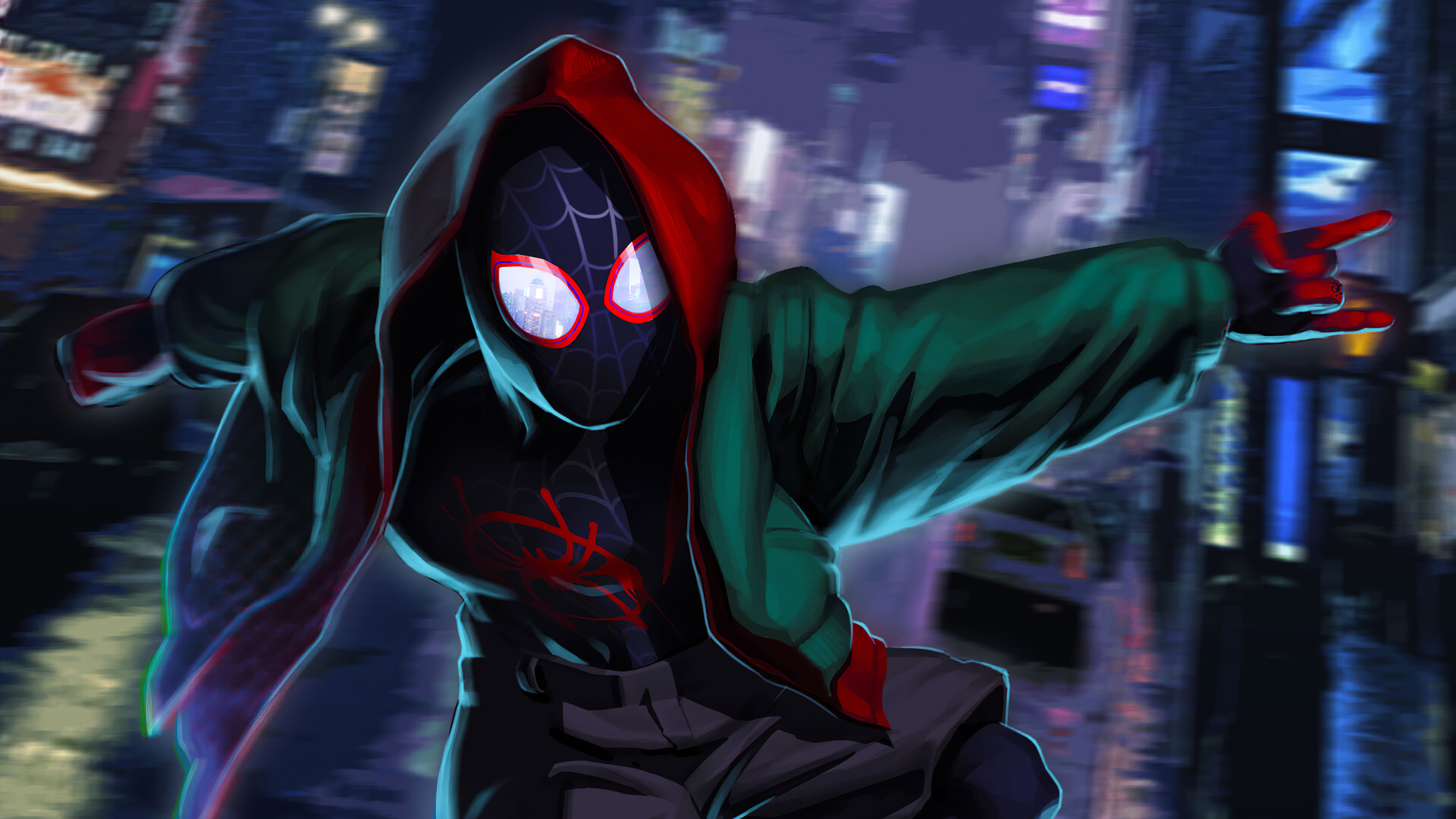 Movie Spider Man Into The Verse 4k Ultra HD Wallpaper By