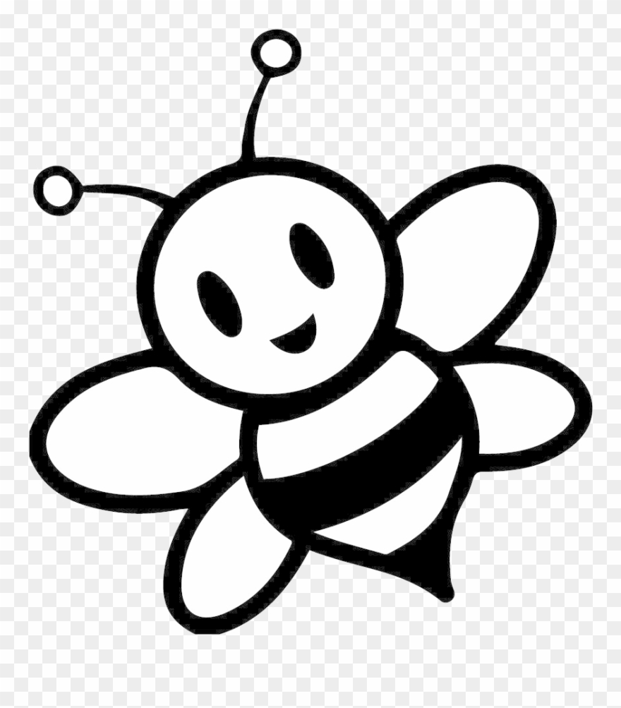 Bee Clipart Black And White Wallpaper Hd Image Honey