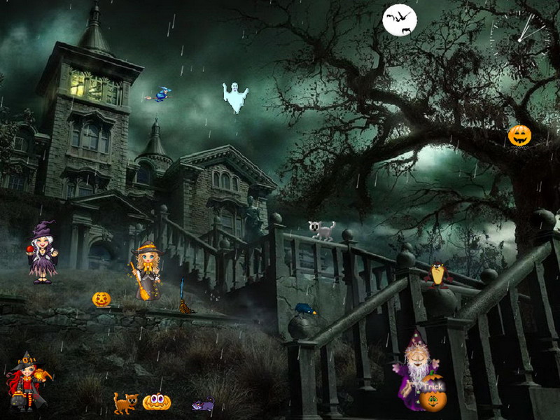 Halloween Screensaver   Funny Halloween   FullScreensaverscom 800x600