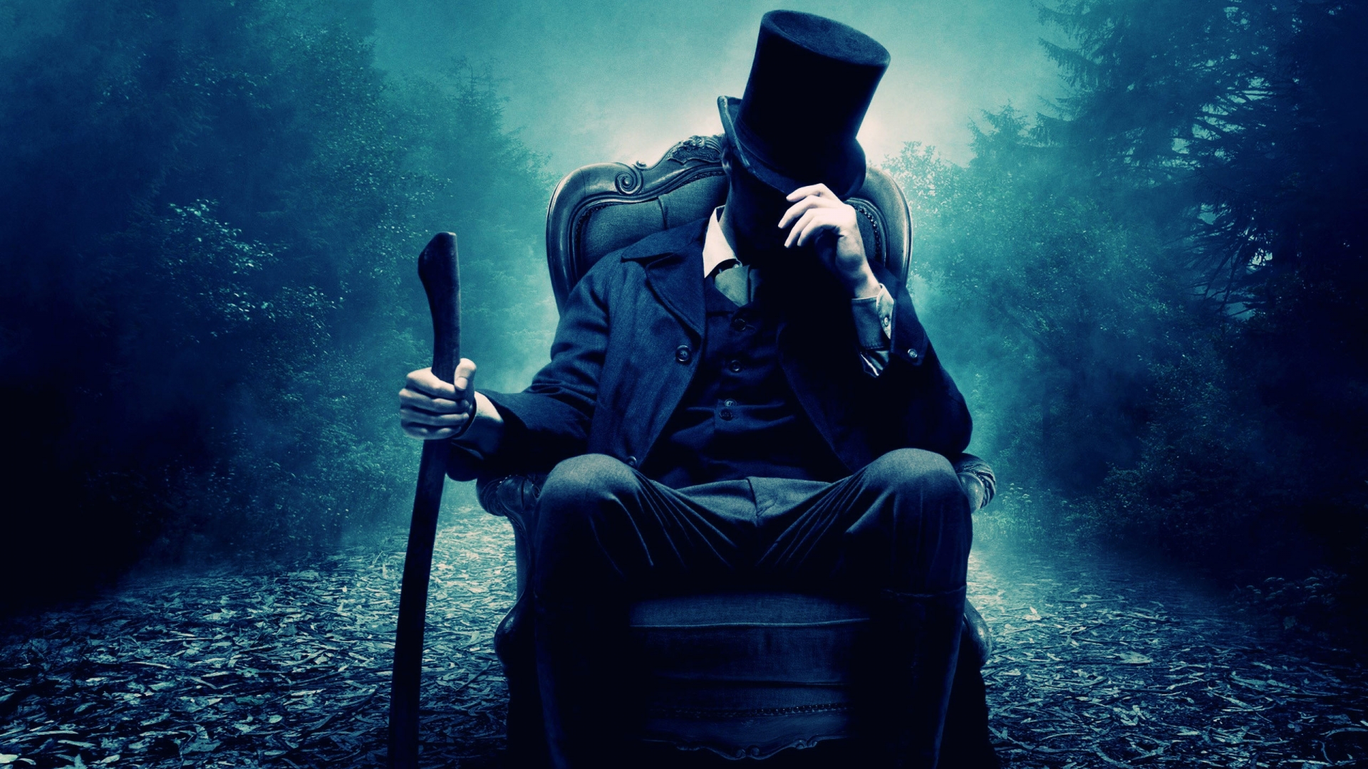 Witch Mood Dark Suit Top Hat Men Males Magic Wallpaper Background