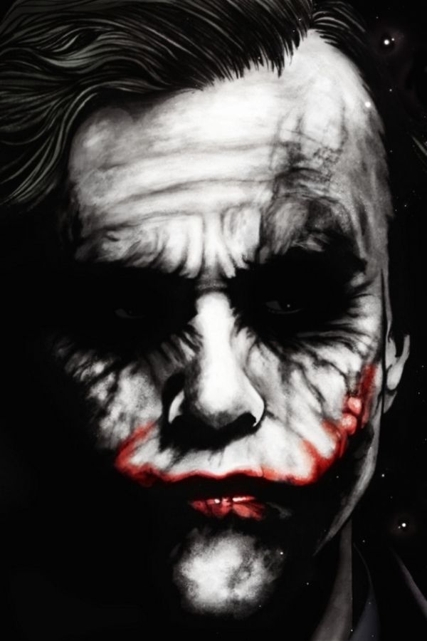 Scary Joker Batman iPhone 5s 5c 4s 3gs 3g