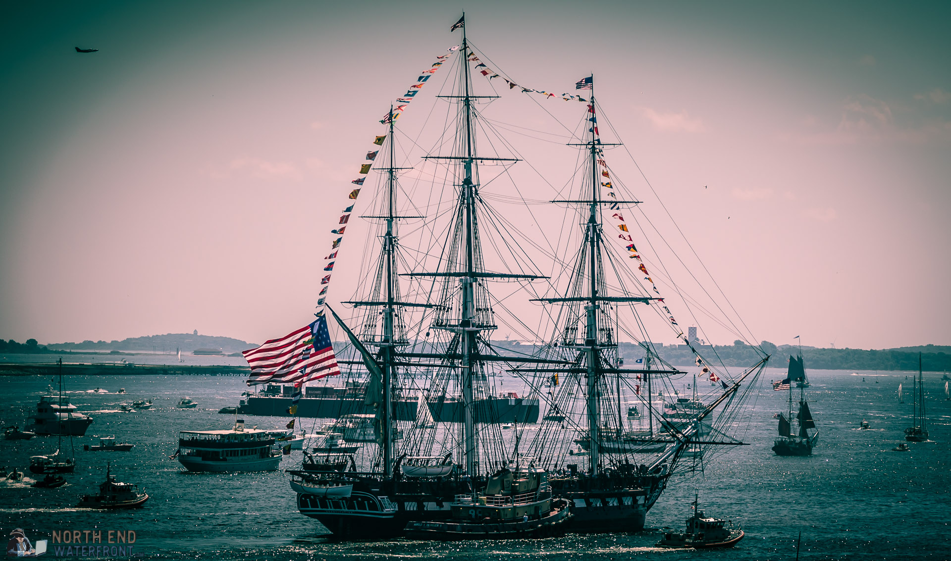 Old Ironsides Makes Her July 4th Turnaround In Boston Harbor Photos